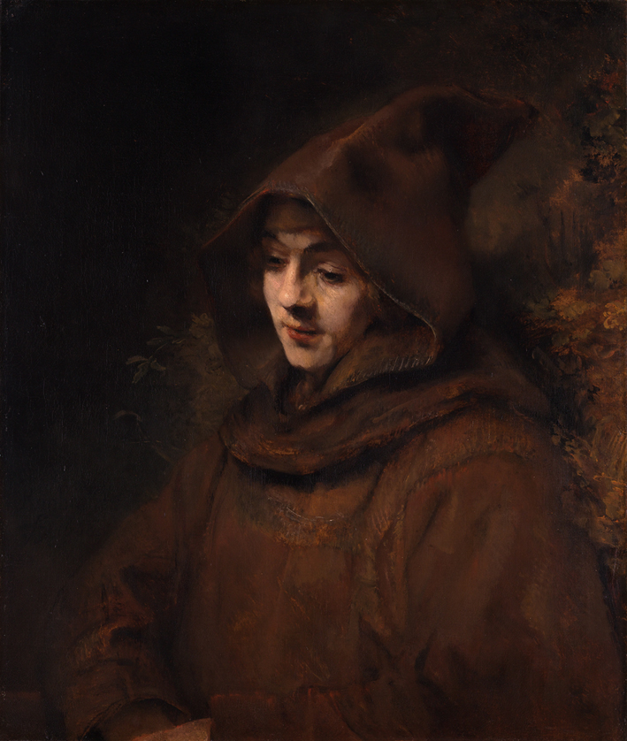  伦勃朗·梵·莱茵 Rembrandt van Rijn——穿修士服的伦勃朗之子